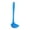 Blue, variant on Silicone Spoon Solid Kitchen Cooking Spoon, Durable Nonstick BPA Free Soup Spoon Ladle, Reusable Soup Dinning Utensil for Mixing, Serving, Stirring, Basting, for Pot Cookware, 1Pc(Orange,8.2x2")