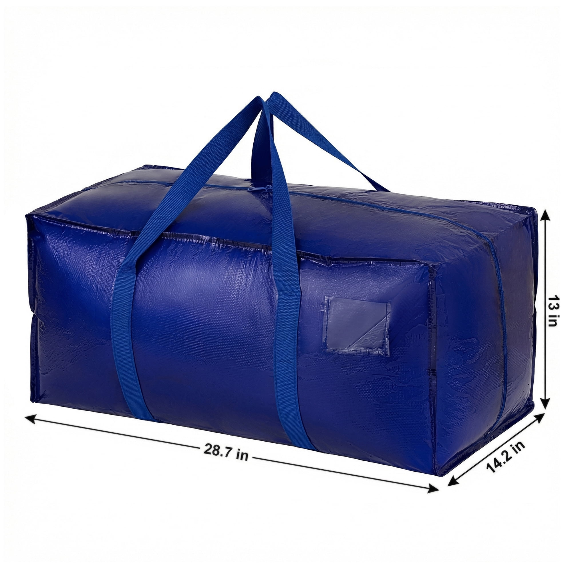 Unique Bargains Storage Bag for Organizing Bedroom with Handle Blue 28.74"x14.17"x12.99"