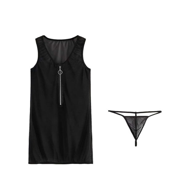 Babydoll Lingerie for Women Bra and Panty Set Lace Boudoir Outfits