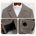 thumbnail image 7 of OGLCCG Boys Double Breasted Wool Blend Trench Coat Winter Pea Coat with Pockets Fashion Warm Notch Lapel Collar Long Jacket 1-15 Years, 7 of 7