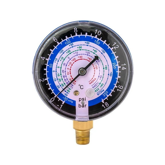Low Pressure Gauge for REFRIGERAN R134a R22 R12 R404a 0-15KG/cm2 , 0-350PSI