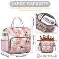 thumbnail image 5 of Pink Hued Cute Halloween Ghosts Pattern Womens Lunch Box for Work,Insulated Large Lunch Bag for Tween and Teen,Loncheras Para Mujer,Leakproof Adult Lunch Bag for Work,Beach,Travel,Picnic,Camping, 5 of 5