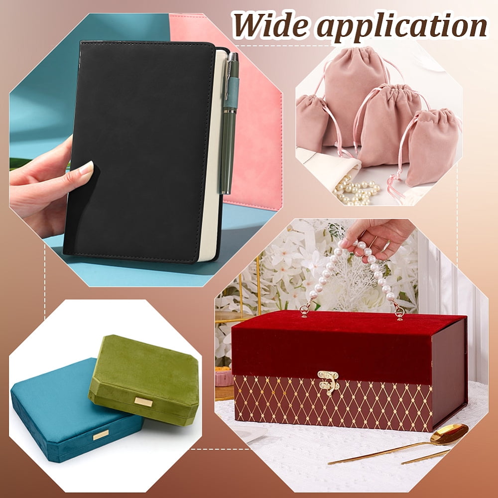 4 Colors 51 x 11.8 Book Cloth Linen Fabric Surface Paper Backed Bookbinding Book Cover for Book Binding Supplies Scrapbooking Protector Bookcloth