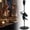 F, variant on Cupid Metal Tall Candle Holder - High Footed Valentine's Day Centerpiece, Romantic Table Decor for Anniversary, Wedding & Elegant Home Celebration(7Inch)