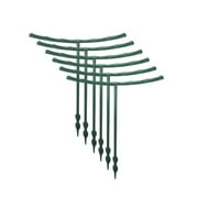 Angle View: Flower Support Piles Imitation Inverted Bracket Semi-circular Garden Only Suitable For Small Potted Plants Plant Cage