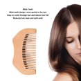 thumbnail image 4 of Peine de madera ANGGREK de Bolsillo Portátil de Dientes anchos Ergonómico Para hombres, 4 of 7