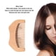 thumbnail image 4 of Peine de madera ANGGREK reutilizable antiestrés compacto diente moderado, 4 of 8