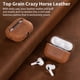 thumbnail image 2 of Funda para AirPods Pro 2nd Gen Belemay Crazy Horse Leather Tan, 2 of 9