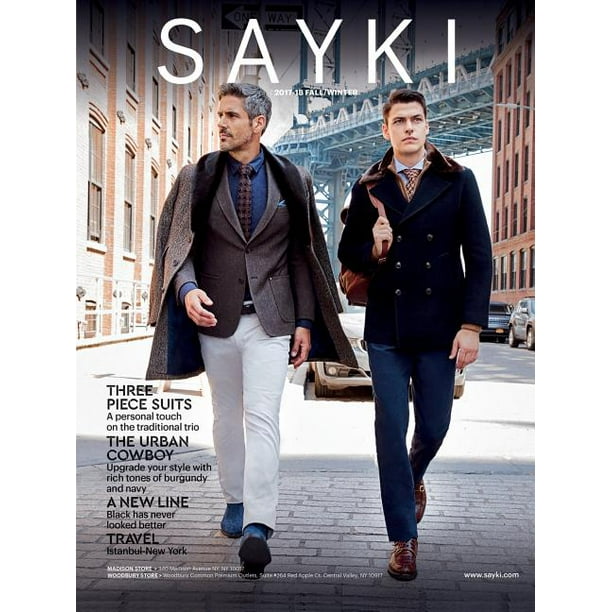 2017-2018 Fall-Winter: Sayki : Men's Fashion Brand: Suits, Blazers, Pants, Chinos, Tricots (Paperback)