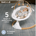 thumbnail image 5 of Jool Baby Nova Nature Baby Swing for Newborns – Natural Wood Toys, Electric Motorized Infant Swing, Bluetooth Music, 5 of 8