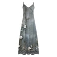 thumbnail image 5 of TaTaai Ladies Fashion Print Round Neck Sleeveless Maxi Dress Soft Breathable Comfortable Casual Daily Streetwear Spring Outfits Gift, 5 of 5