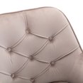 thumbnail image 5 of Royard Oaktree Home Office Chair Velvet Upholstered Computer Desk Chair 360 Degree Swivel Chair with Metal Base and Wheels Adjustable-height Leisure Armchair for Living Room/Bedroom/Office,Gray, 5 of 5