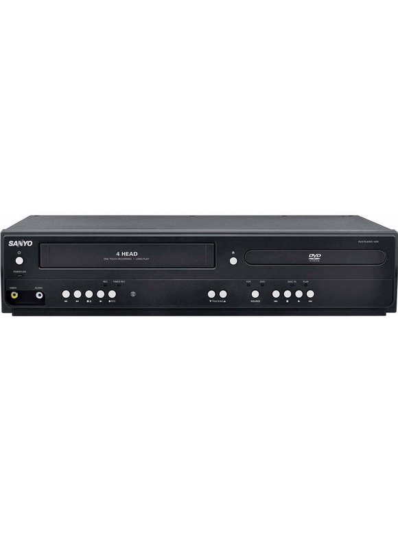 Sanyo FWDV225F DVD VCR Combo DVD Player Vhs Player Combo with Remote and Cables (Used)