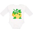 thumbnail image 3 of Inktastic I Love Lemons with Lemon Tree Branch Illustration Boys or Girls Long Sleeve Baby Bodysuit, 3 of 5