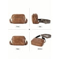 thumbnail image 2 of Small Crossbody Bags for Women, Vegan Leather Shoulder Purse with Adjustable Wide Strap, Lightweight Multi-Pocket Everyday Crossbody Bag, 2 of 6