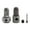 Front and Rear, variant on Dualoai RC Car Axle Hub Sturdy Repair Direct Replaces for 1/10 RC Car Hobby Toys 4WD Front