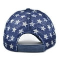 thumbnail image 5 of yunLCZ USA Flag Women Men Sun Hat Star Embroidery Cotton Baseball Cap Trucker Hat Adjustable Hip Hop Hat Baseball Cap, 5 of 6