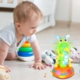 thumbnail image 2 of Oruga de saxofón bailando, nuevos juguetes de saxofón eléctrico Caterpillar para niños, baile automático para evitar obstáculos (azul), 2 of 5