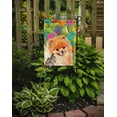 thumbnail image 2 of Carolines Treasures LH9440-FLAG-PARENT Pomeranian Easter Eggtravaganza Flag  multicolor, 2 of 2