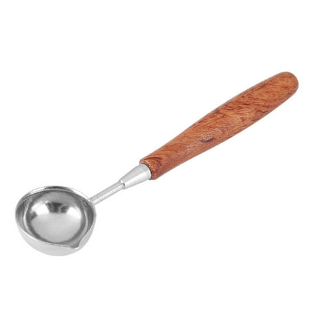 

Mumaoyi Vintage Anti-Hot Sealing Wax Spoon Wood Handle Retro Wax Stamping Spoons (A