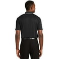 thumbnail image 2 of Sport-Tek K467 Mens Dri-Mesh Polo with Tipped Collar & Piping, Black & White - Extra Large, 2 of 2