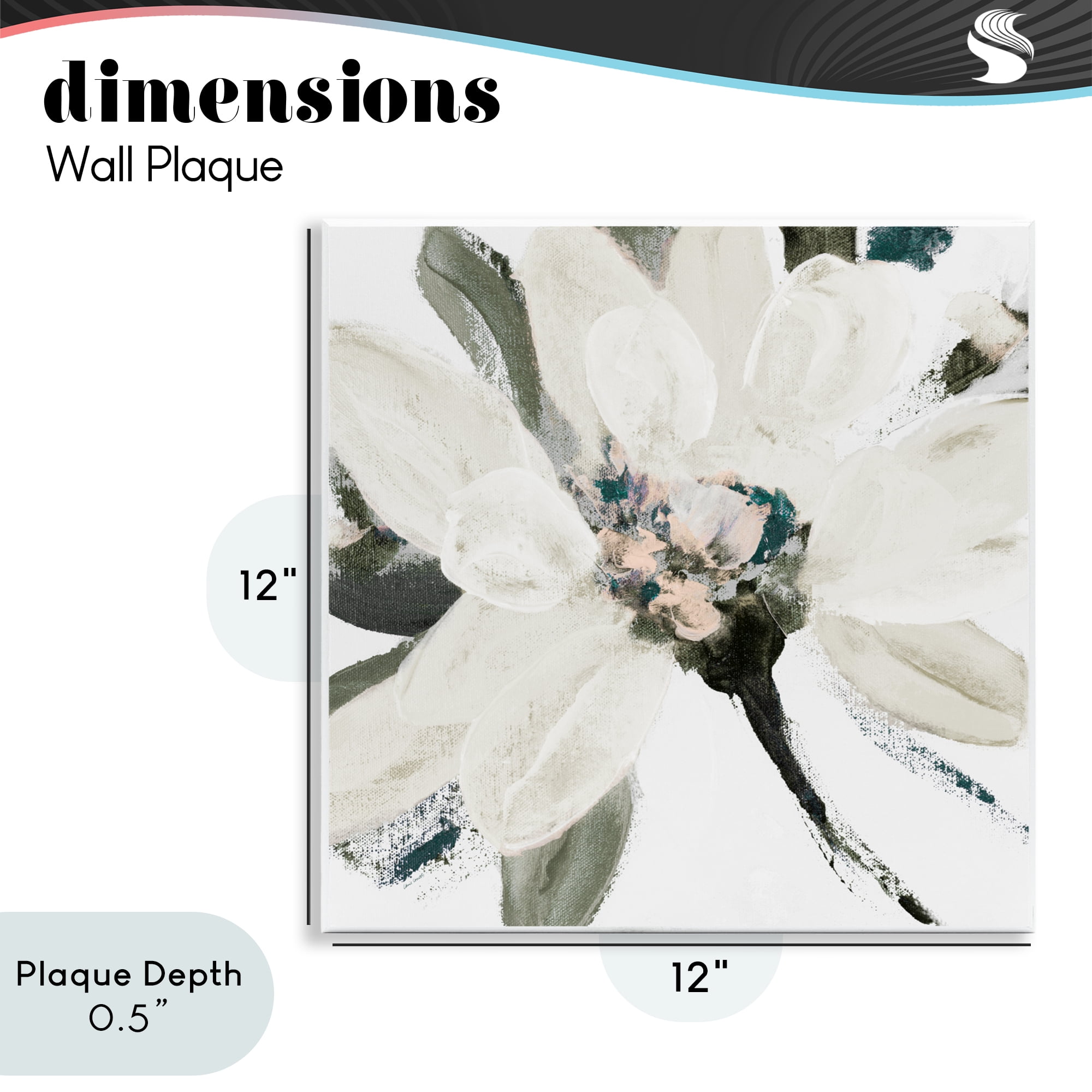 Stupell Industries Naturally Blooming Botanical Wall Plaque Art, design by Lanie Loreth