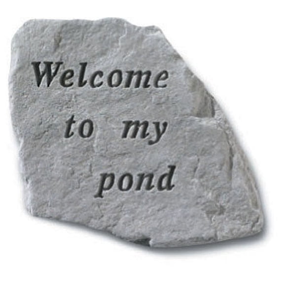 Welcome to my pond Memorial Garden Stone Décor