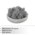 thumbnail image 3 of Uxcell 3.5 OZ Moss Preserved Moss Artificial Moss for Craft Floral Project Table Decor Light Grey, 3 of 6