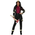 thumbnail image 3 of Women's Black Firefighter Costume, 3 of 4