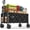 480L, variant on NWH 34'' Extra Long Collapsible Wagon, 380lbs Large Capacity Folding Wagons Carts with Wheels Foldable, Heavy Duty Utility Cart with All-Terrain Wheels for Beach Outdoor Grocery Camping Garden
