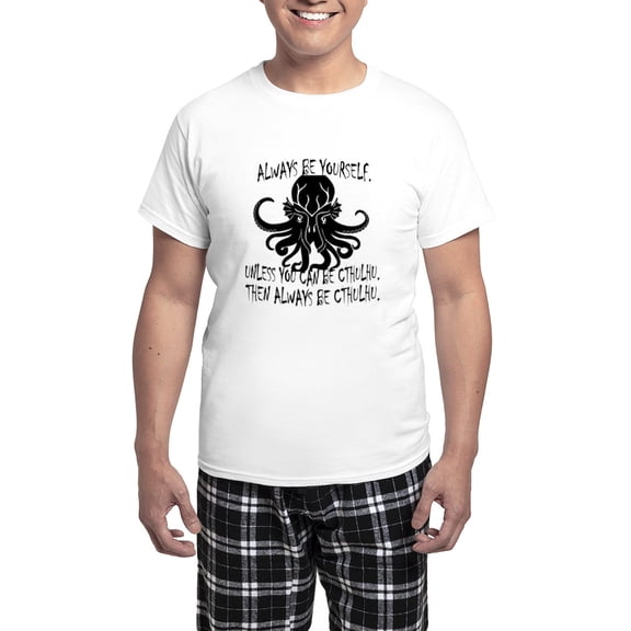 CafePress - Cthulhu Pajamas - Men's Light Loose Fit Cotton Pajama Set