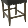 thumbnail image 3 of HomePop 24" Counter stool with nailheads, Multiple Colors, 3 of 9