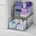thumbnail image 5 of The Home Edit THED22980157065 Large Drawer Pack of 2 Clear Plastic Storage Bin, 5 of 8