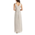 thumbnail image 2 of R&M Richards Womens Metallic Embellished Evening Dress, 2 of 3