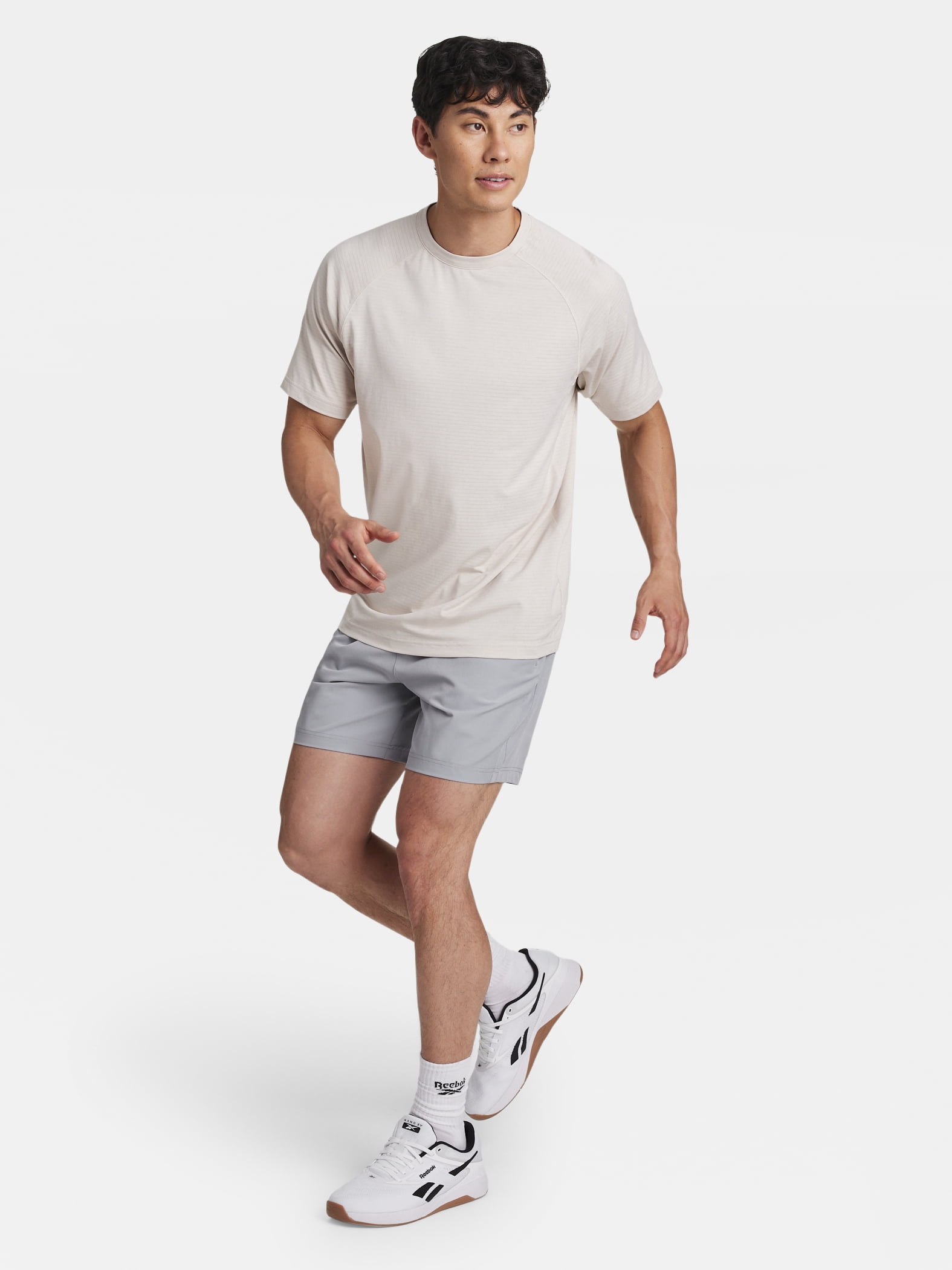 Reebok Men's and Big Men's Match Woven Short, 6" inseam, Sizes XS-5XL