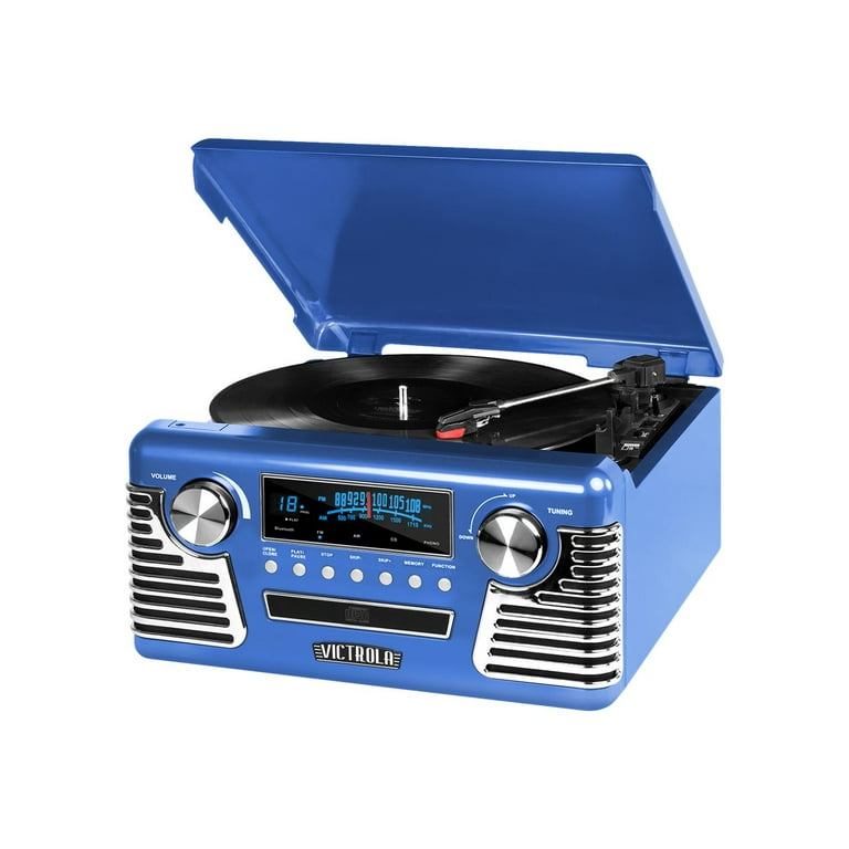 Victrola Haley Retro Bluetooth Record Player - Walmart.com