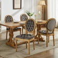 thumbnail image 7 of American Style Dining Chair | High - Density Foam and Spring Seating | Hand - made Decoration on Backrest | Hold Up to 300 Pounds, 7 of 7