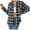 Black, variant on Arlun Plaid Flannel Long Sleeve Shirts for Women Buffalo Checkered Button down Loose Fit Blouse Tops Soft Comfy Fall Winter Stylish Outfits for Layering Dark Green XL