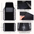 thumbnail image 4 of Tapetes para piso de auto CAR PASS con brillo y diamantes, impermeables, 4 piezas, 4 of 9