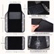thumbnail image 4 of Tapetes para piso de auto CAR PASS con brillo y diamantes, impermeables, 4 piezas, 4 of 9
