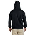thumbnail image 2 of Gildan Adult Heavy Blend Hooded Sweatshirt - BLACK - L, 2 of 2