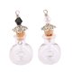 thumbnail image 1 of 2pcs Claro Botella De Vacía Vial Corcho Tapas De Metal Colgante DIY - Botella Hugo botella colgante, 1 of 5