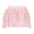 thumbnail image 4 of hotojiny Womens Ruffle Shorts Cute Trendy Layering Culottes Pajama Shorts Lounge Soft Comfy Going out Yoga Shorts, 4 of 6