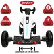 thumbnail image 3 of Montable Electrico para Niños Go Kart Luz Sonido Bluetooth Batería 12v - Blanco, 3 of 6
