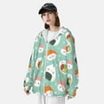 thumbnail image 5 of Xecao Kawaii Sushi for Sun Shirt-A lightweight, hoodie-style long-sleeve UV protection garment designed for other outdoor activities., 5 of 9