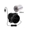 thumbnail image 2 of Injueey Espacio de trabajo del ventilador de escape del conducto de la tubería bien ventilado con ventilador de ventilación de aire de escape Accesorios para electrodomésticos ventilador+3m, 2 of 6