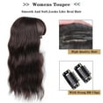 thumbnail image 3 of Water Wavy Wool Curl Long Curl Hair Cover Supplement Top Hair Patch for Effortless Style and Volume, 3 of 3