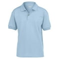 thumbnail image 1 of Gildan 8800B DryBlend Youth Polo Shirt -Light Blue-Large, 1 of 2
