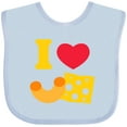 thumbnail image 3 of Inktastic I Heart Mac and Cheese Boys or Girls Baby Bib, 3 of 4