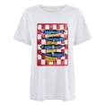 thumbnail image 4 of KHONTS Oversized Tshirts for Women Graphic Loose Crewneck Tees Half Sleeve Cute Fashion Summer Pattern Print Tops White XL, 4 of 4